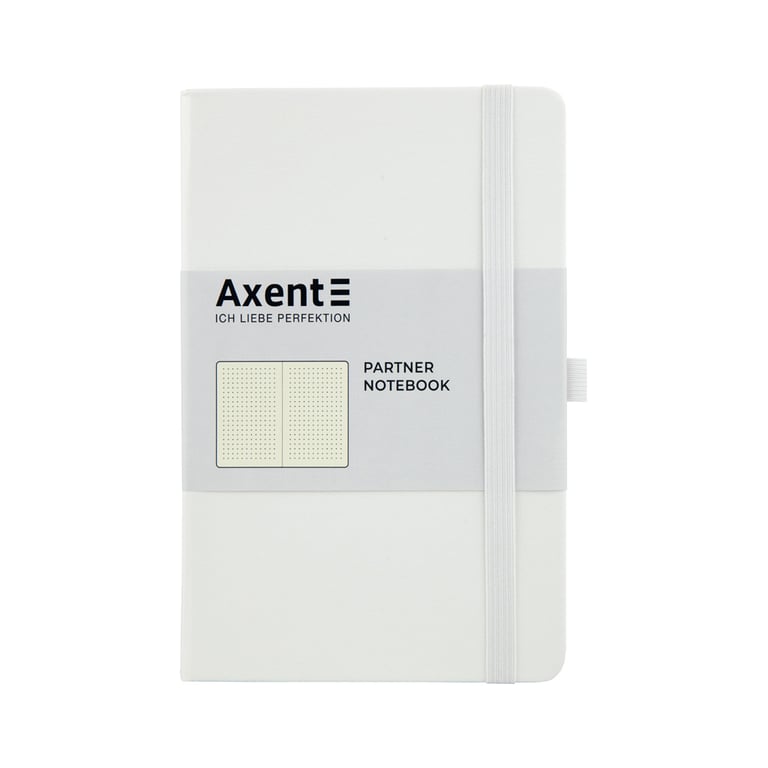Книга записна Axent Partner 125х195 мм в точку 96 аркушів Біла (8306-21-A) - фото 1