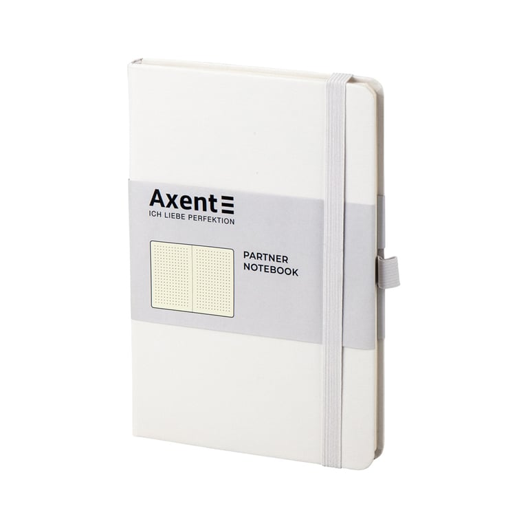 Книга записна Axent Partner 125х195 мм в точку 96 аркушів Біла (8306-21-A) - фото 2