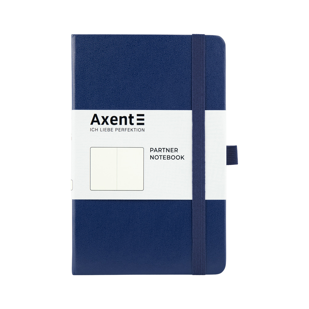 Книга записна Axent Partner 125х195 мм без лініюванням 96 аркушів Синя (8307-02-A) - фото 1