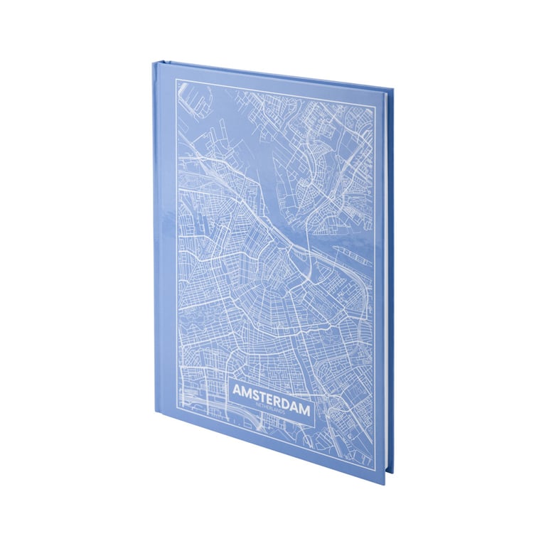 Канцелярська книга Axent Maps Amsterdam А4 в твердій обкладинці 96 аркушів в клітинку (8422-507-A) - фото 3