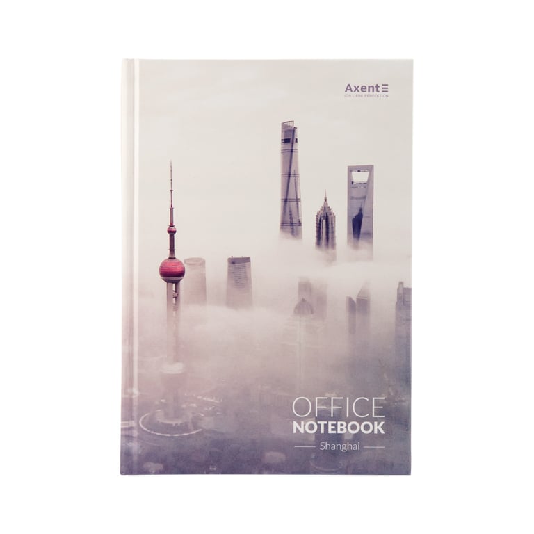Канцелярська книга Axent Shanghai А4 в твердій обкладинці 192 листа клітка (8423-24-A) - фото 1