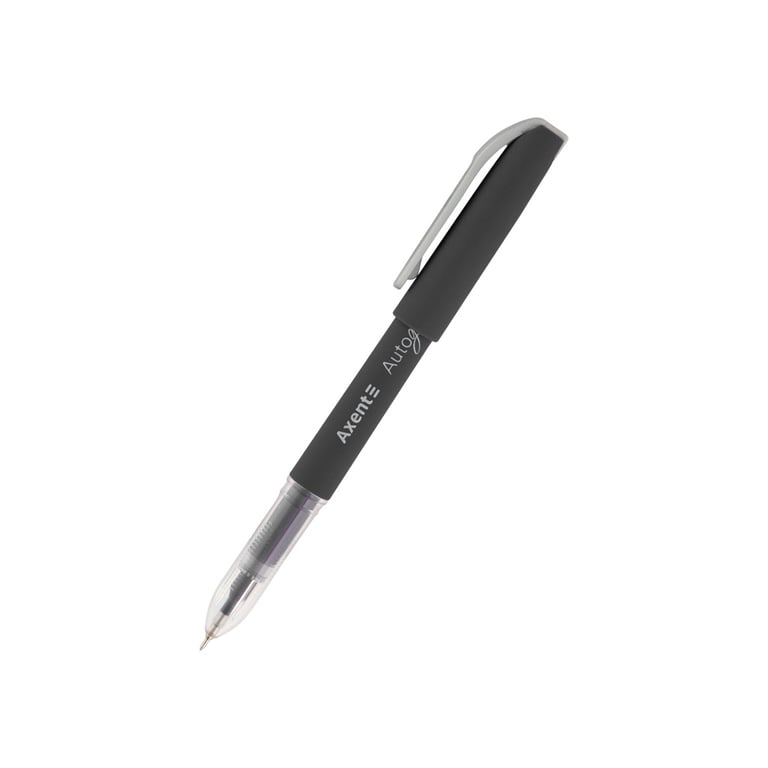 Ручка гелева Axent Autographe 0.5 мм Чорна (AG1007-01-A) - фото 1