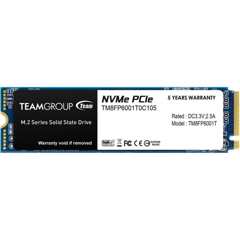 Накопичувач SSD M.2 2280 1TB Team (TM8FP6001T0C101) - фото 2