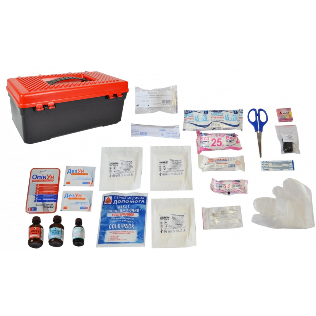 Автомобільна аптечка Poputchik першої допомоги згідно ТУ (02-043-П) - фото 2 Автомобільна аптечка Poputchik першої допомоги згідно ТУ (02-043-П) - фото 2