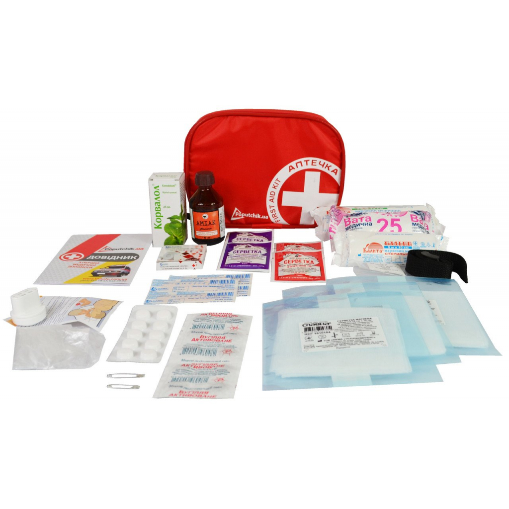 Автомобільна аптечка Poputchik 02-033-М - фото 2 Автомобільна аптечка Poputchik 02-033-М - фото 2