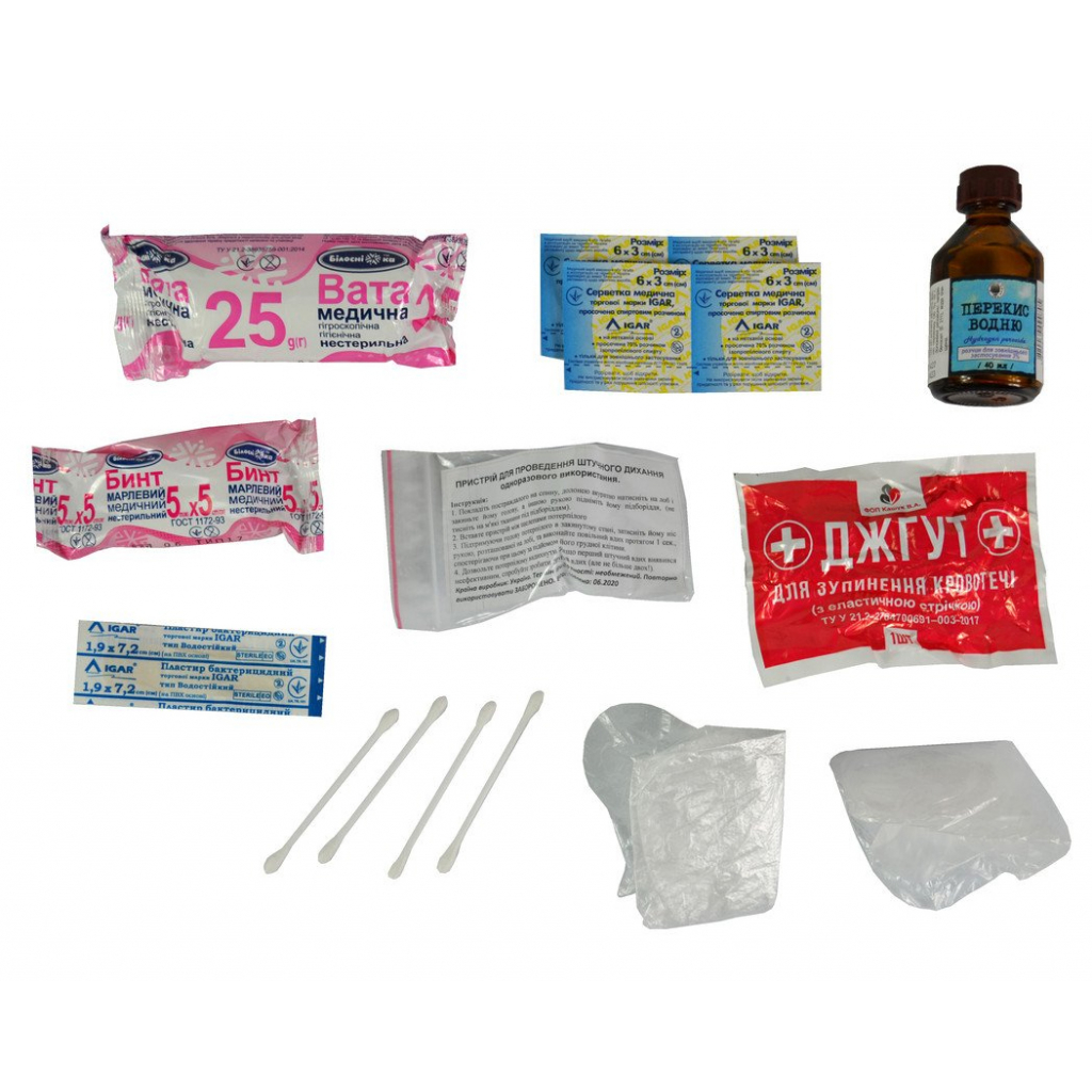 Автомобільна аптечка Poputchik згідно ТУ футляр пластиковий червоний 165х135х65 (02-003-П) - фото 2 Автомобільна аптечка Poputchik згідно ТУ футляр пластиковий червоний 165х135х65 (02-003-П) - фото 2