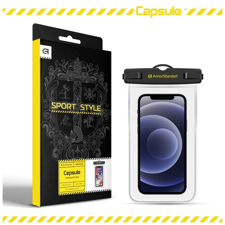 Чохол до мобільного телефона Armorstandart Capsule Waterproof Case Black (ARM59233) - фото 7