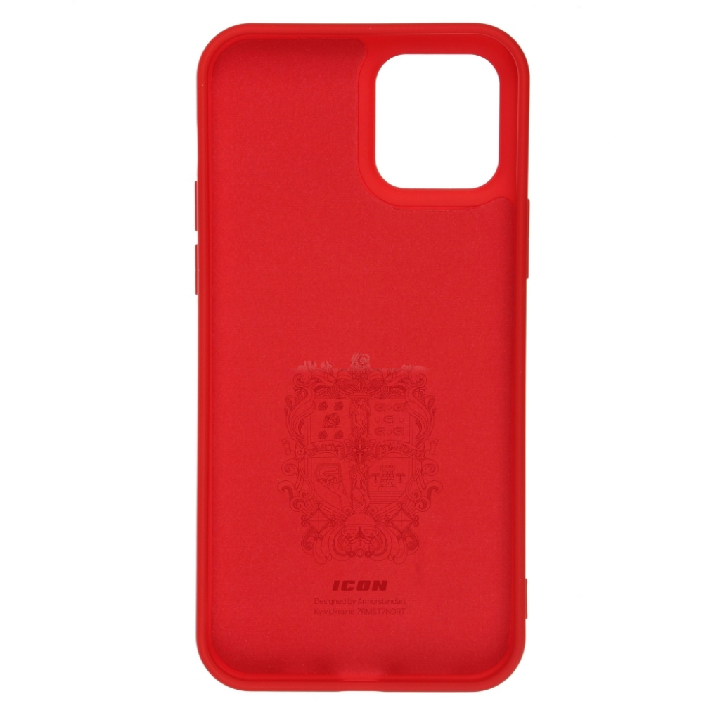 Чохол до мобільного телефона Armorstandart ICON Case Apple iPhone 12/12 Pro Chili Red (ARM57500) - фото 2 Чохол до мобільного телефона Armorstandart ICON Case Apple iPhone 12/12 Pro Chili Red (ARM57500) - фото 2