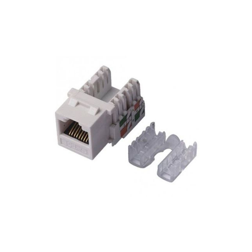 Модуль Keystone RJ45 UTP Cat 5e Slim 110 IDC Kingda (KD-KJ2085UC5E) - фото 1