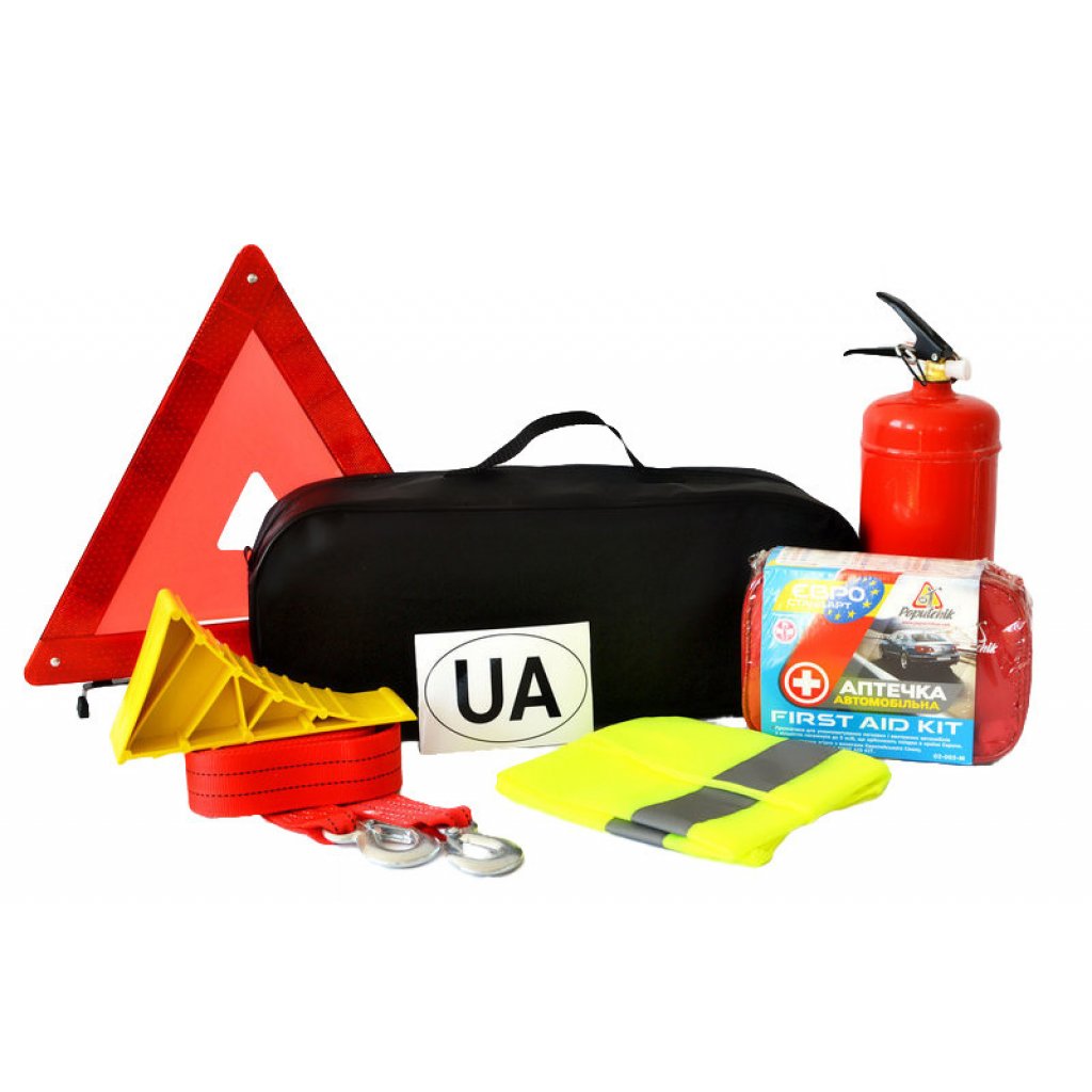 Набір техдопомоги Poputchik автомобіліста "Євростандарт" (01-011) - фото 1