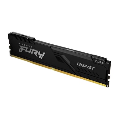 Модуль пам'яті для комп'ютера DDR4 16GB 3200 MHz Fury Beast Black Kingston Fury (ex.HyperX) (KF432C16BB1/16) - фото 1