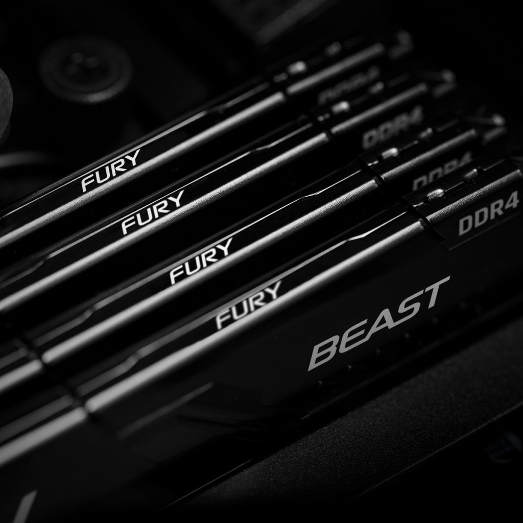 Модуль пам'яті для комп'ютера DDR4 32GB 3200 MHz Fury Beast Black Kingston Fury (ex.HyperX) (KF432C16BB/32) - фото 4 Модуль пам'яті для комп'ютера DDR4 32GB 3200 MHz Fury Beast Black Kingston Fury (ex.HyperX) (KF432C16BB/32) - фото 4