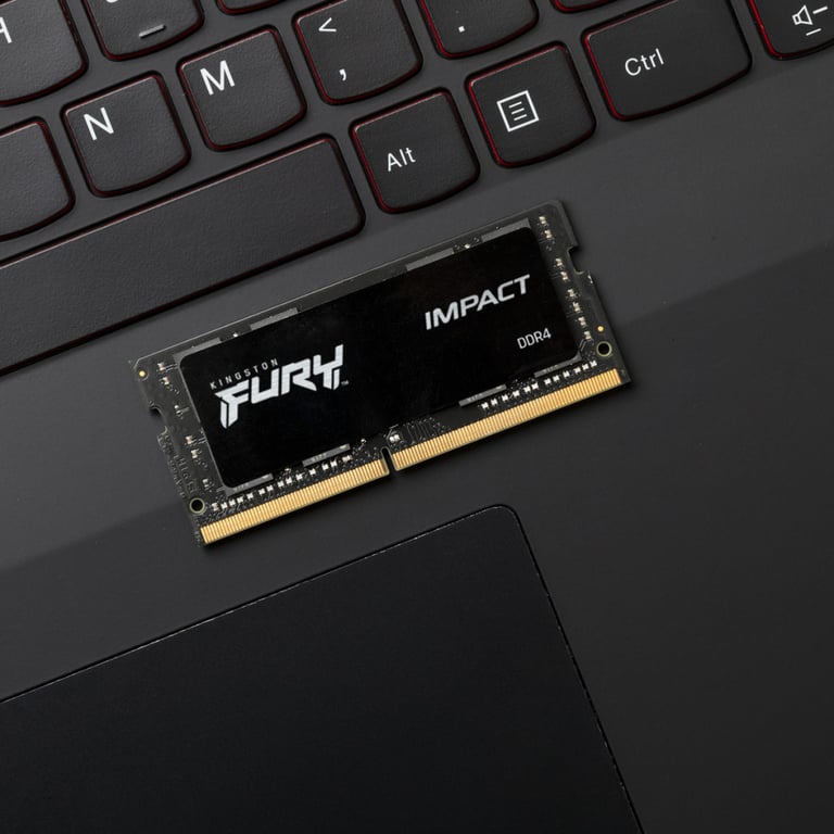 Модуль пам'яті для ноутбука SoDIMM DDR4 32GB 3200 MHz Fury Impact Kingston Fury (ex.HyperX) (KF432S20IB/32) - фото 5