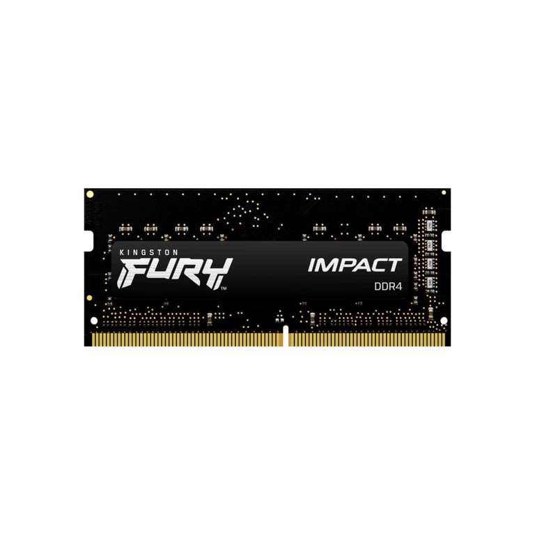 Модуль пам'яті для ноутбука SoDIMM DDR4 16GB (2x8GB) 3200 MHz Fury Impact Kingston Fury (ex.HyperX) (KF432S20IBK2/16) - фото 2