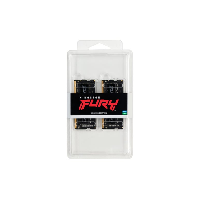 Модуль пам'яті для ноутбука SoDIMM DDR4 16GB (2x8GB) 3200 MHz Fury Impact Kingston Fury (ex.HyperX) (KF432S20IBK2/16) - фото 3