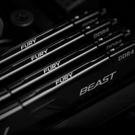 Модуль пам'яті для комп'ютера DDR4 32GB 3600 MHz Fury Beast Black Kingston Fury (ex.HyperX) (KF436C18BB/32) - фото 4