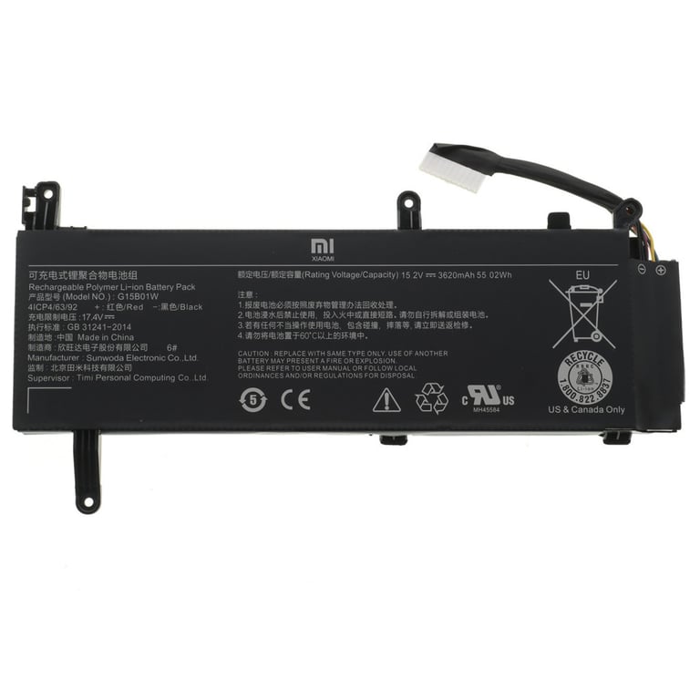 Акумулятор до ноутбука Xiaomi G15B01W (Mi Gaming Laptop 2019), 3620mAh (55.02Wh), 4cell, 1 (A47640) — фото 1