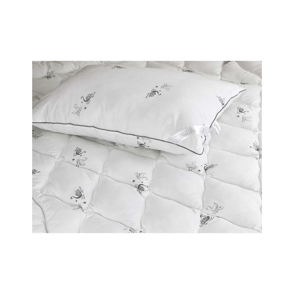 Подушка Руно зі штучного лебединого пуху Silver Swan 50х70 см (310.52_Silver Swan) - фото 2 Подушка Руно зі штучного лебединого пуху Silver Swan 50х70 см (310.52_Silver Swan) - фото 2