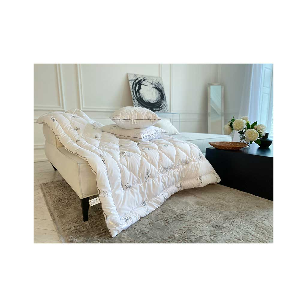 Подушка Руно зі штучного лебединого пуху Silver Swan 50х70 см (310.52_Silver Swan) - фото 3 Подушка Руно зі штучного лебединого пуху Silver Swan 50х70 см (310.52_Silver Swan) - фото 3