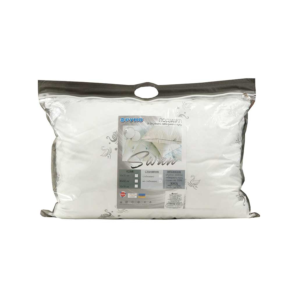 Подушка Руно зі штучного лебединого пуху Silver Swan 50х70 см (310.52_Silver Swan) - фото 4 Подушка Руно зі штучного лебединого пуху Silver Swan 50х70 см (310.52_Silver Swan) - фото 4