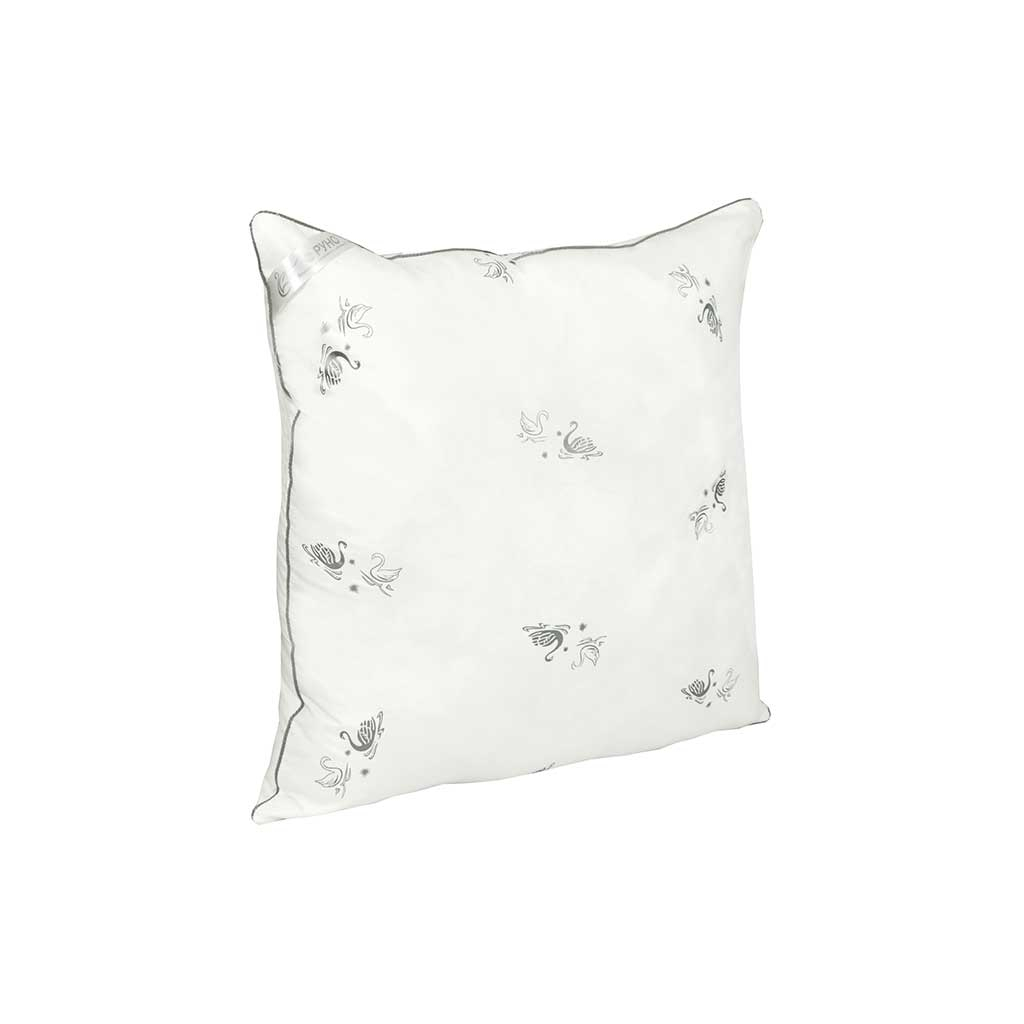 Подушка Руно зі штучного лебединого пуху Silver Swan 70х70 см (313.52_Silver Swan) - фото 1