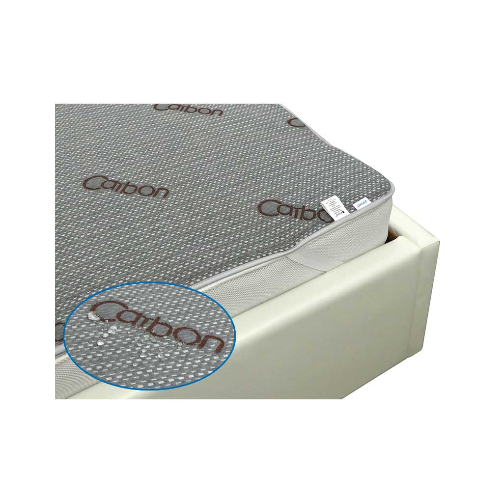 Наматрацник Руно Водонепроникний на гумці Carbon 80х200 см (817Carbon) - фото 1