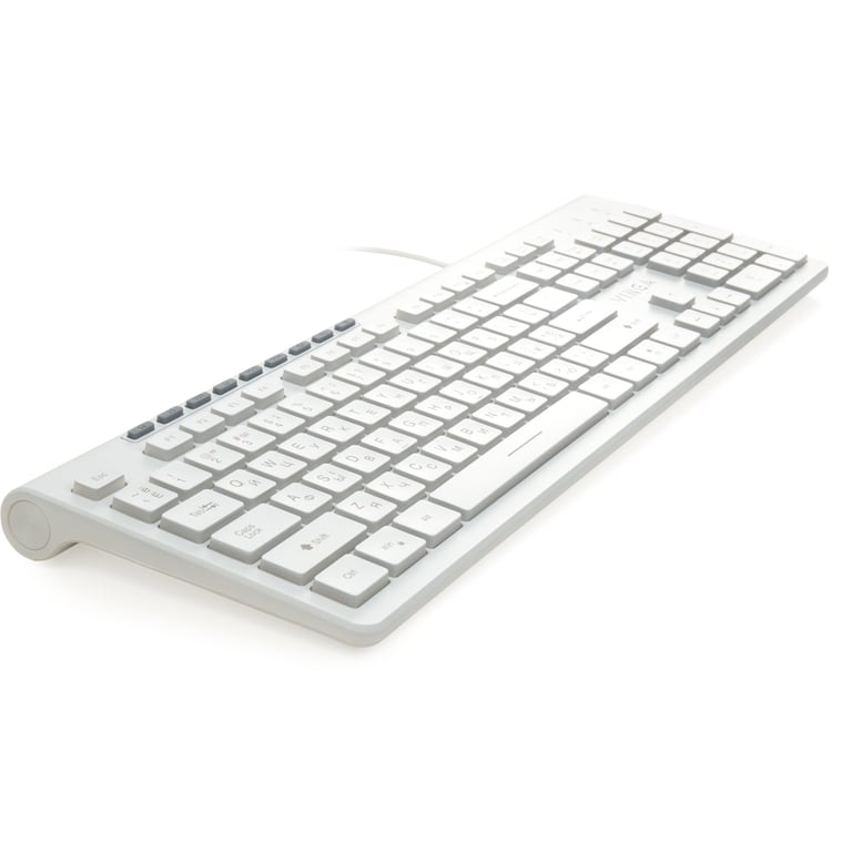 Клавіатура Vinga KB-460 White - фото 7