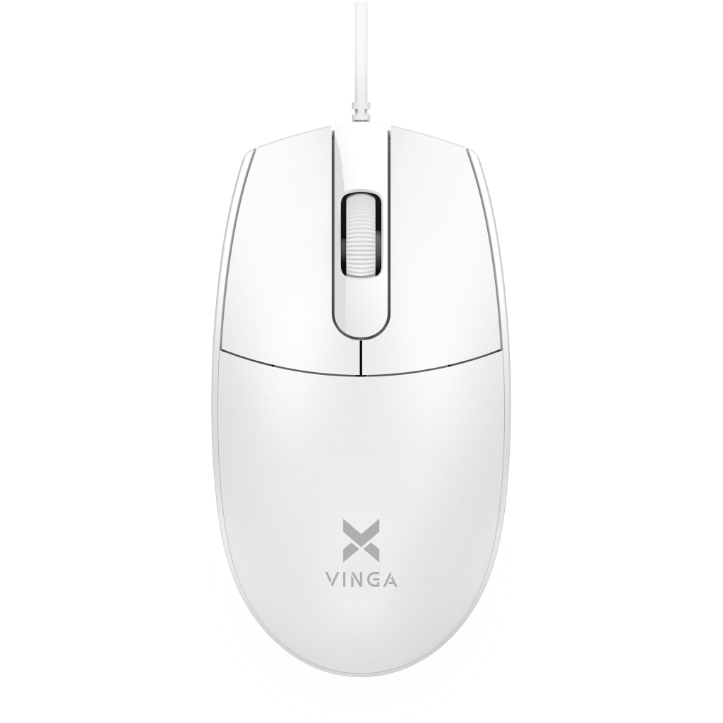 Мишка Vinga MS-110 White - фото 1
