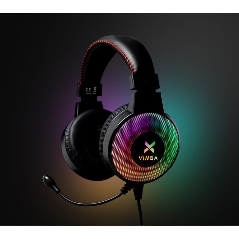 Навушники Vinga HSCU-100 Gaming LED Black (HSCU-100) - фото 8