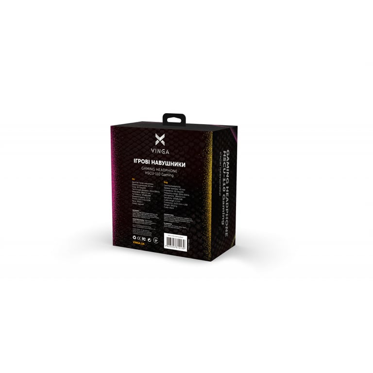 Навушники Vinga HSCU-110 Gaming Black (HSCU-110) - фото 5