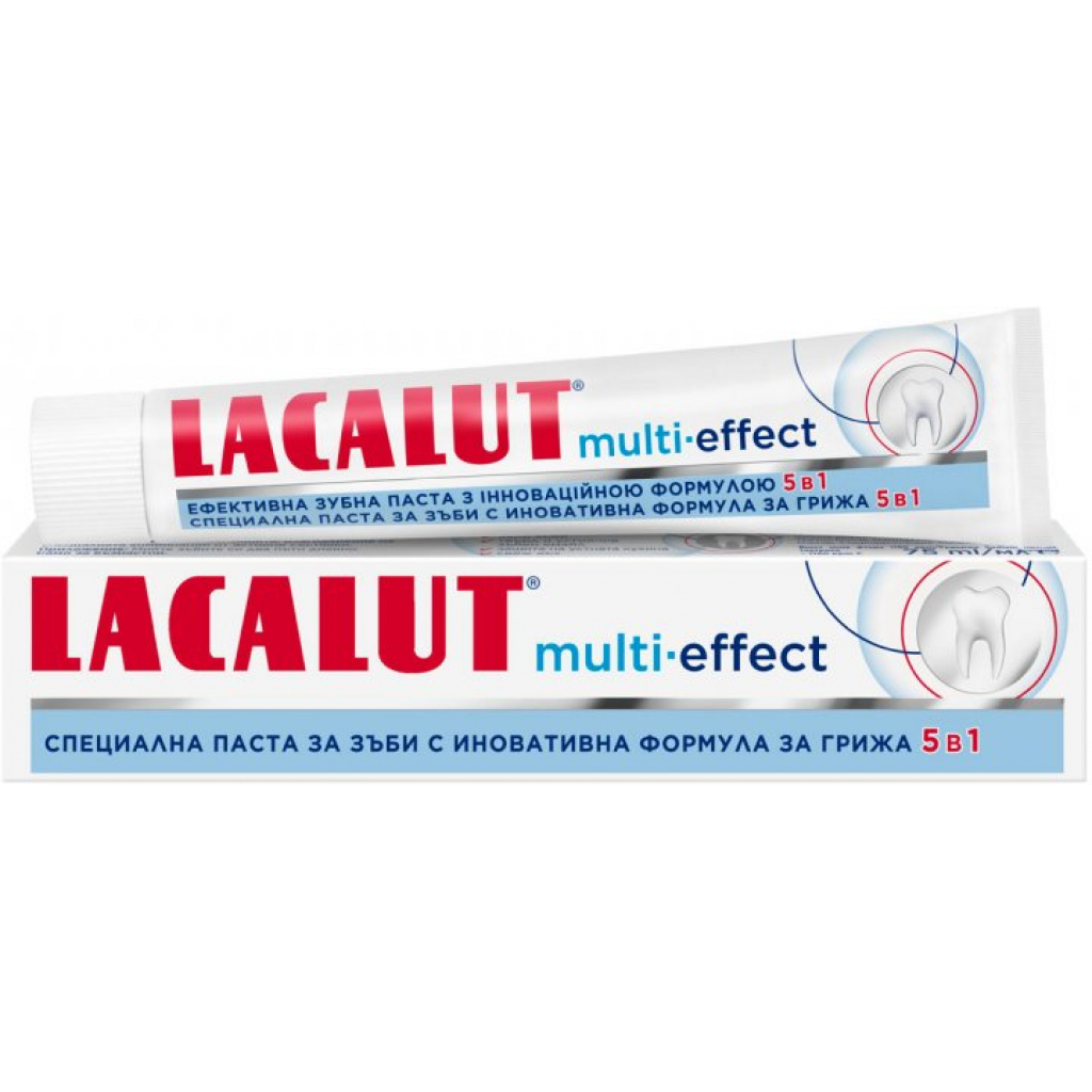 Зубна паста Lacalut Multi-effect 75 мл (4016369697313) - фото 1