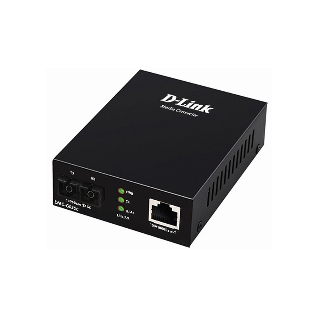 Медіаконвертер D-Link DMC-G02SC - фото 1