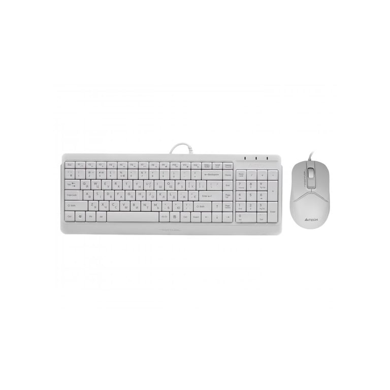 Комплект A4Tech F1512 White (4711421958004) - фото 1