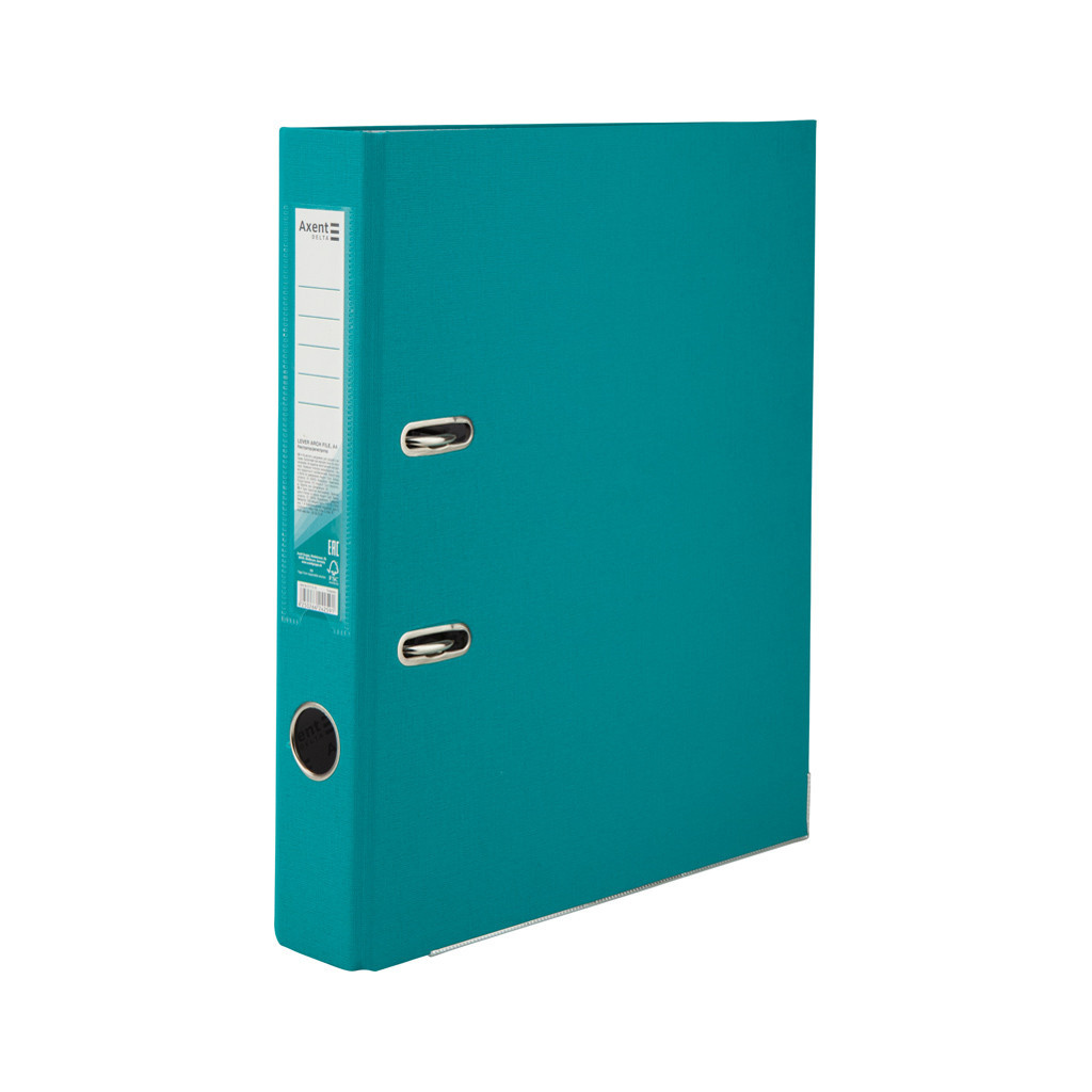 Папка - реєстратор Delta by Axent А4 5 см РР Бірюзова (D1713-16C) - фото 1