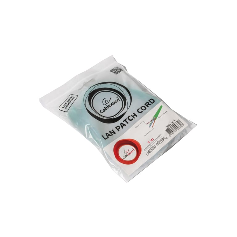 Патч-корд 1м UTP cat 6 CCA green Cablexpert (PP6U-1M/G) - фото 3