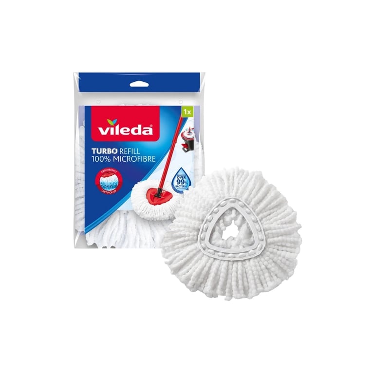 Насадка змінна для швабри Vileda EasyWring & Clean Turbo Classic (4023103156487) - фото 1