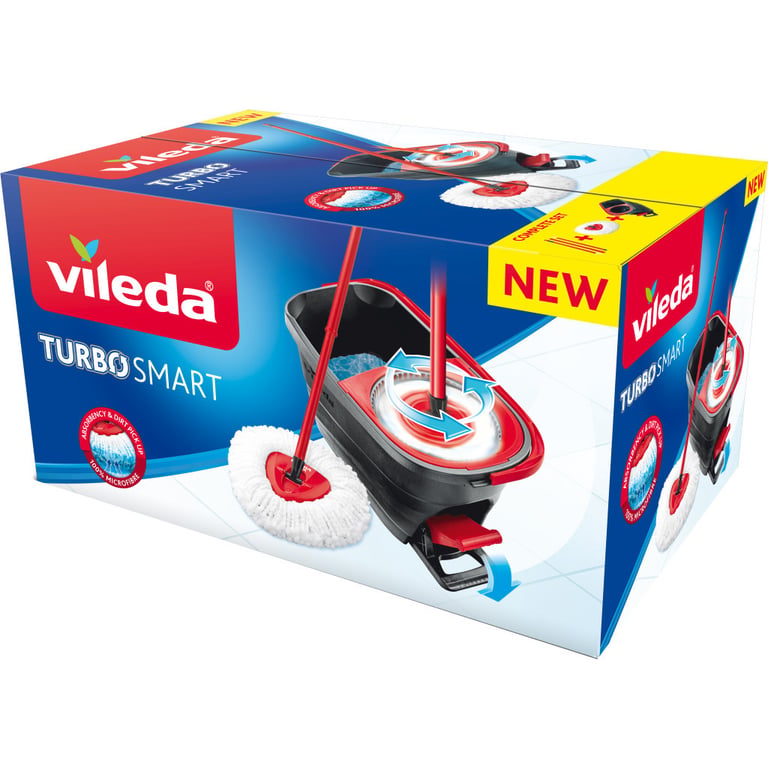 Комплект для прибирання Vileda EasyWring & Clean Turbo Smart (4023103208476) - фото 2