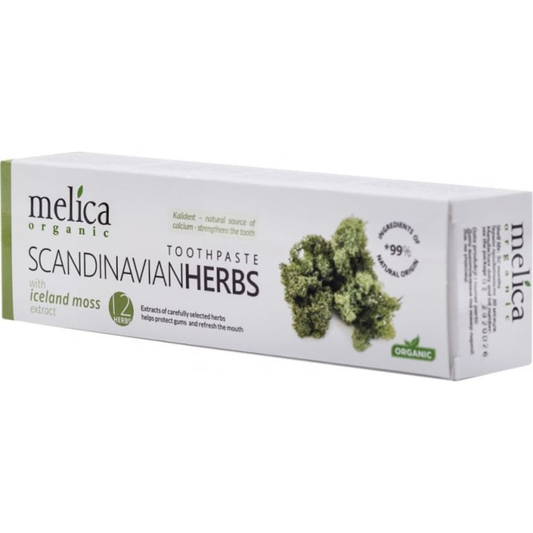 Зубна паста Melica Organic Лікувальні трави Скандинавії 100 мл (4770416003587) - фото 1