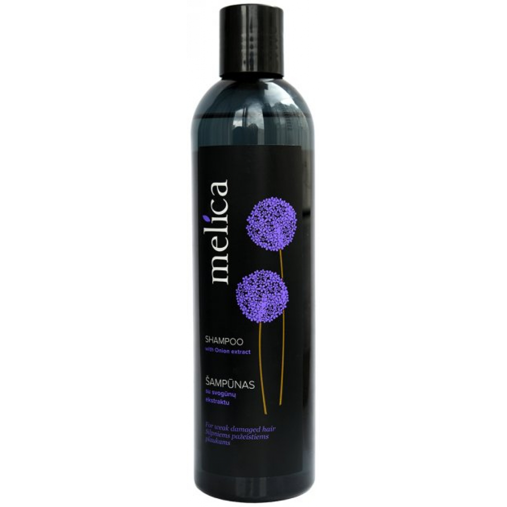 Шампунь Melica Black з екстрактом цибулі для пошкодженого волосся 300 мл (4770416003518) - фото 1