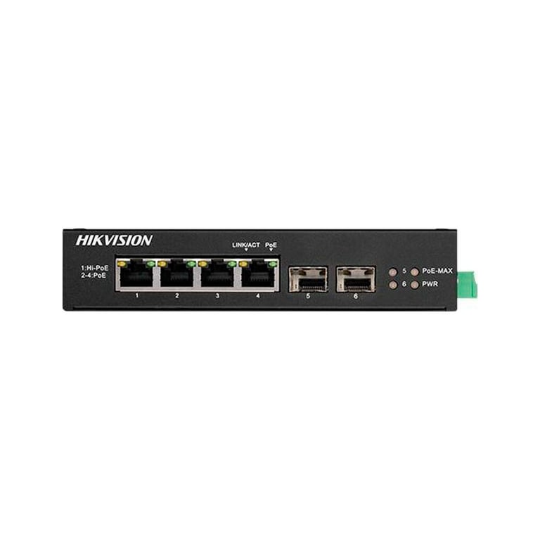 Комутатор мережевий Hikvision DS-3T0506HP-E/HS - фото 1