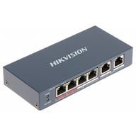Комутатор мережевий Hikvision DS-3E0106HP-E - фото 2