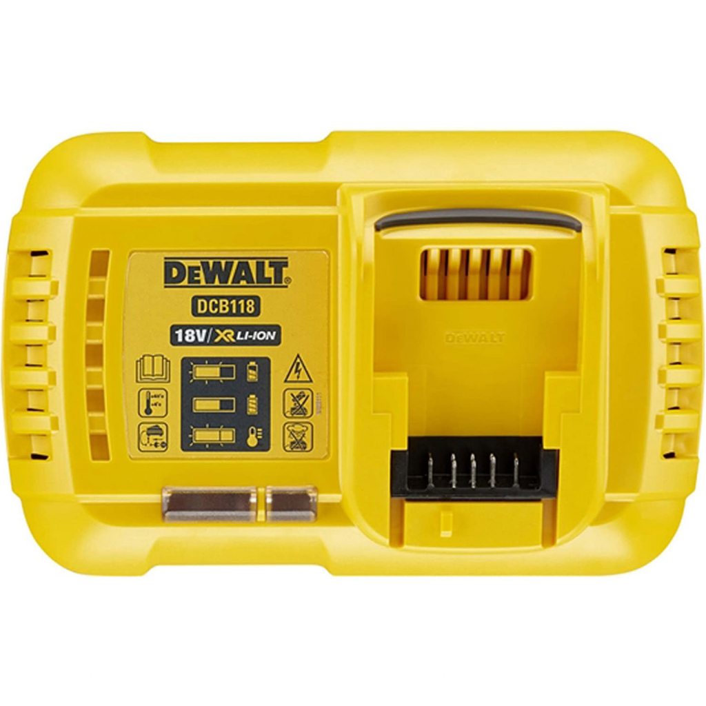 Зарядний пристрій для акумуляторів інструменту DeWALT 18 В, 54 В,8 А, 0.65 кг (DCB118) - фото 2 Зарядний пристрій для акумуляторів інструменту DeWALT 18 В, 54 В,8 А, 0.65 кг (DCB118) - фото 2