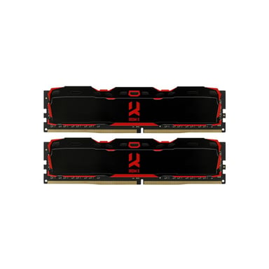 Модуль пам'яті для комп'ютера DDR4 32GB (2x16GB) 3200 MHz IRDM Black Goodram (IR-X3200D464L16A/32GDC) - фото 1