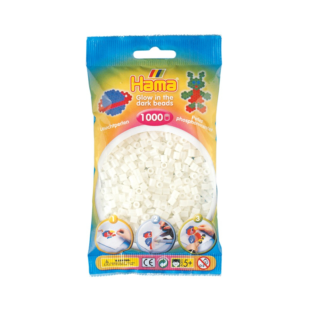 Набір для творчості Hama зелених сяючих намистин Midi 1000 шт (207-55) Набір для творчості Hama зелених сяючих намистин Midi 1000 шт (207-55)