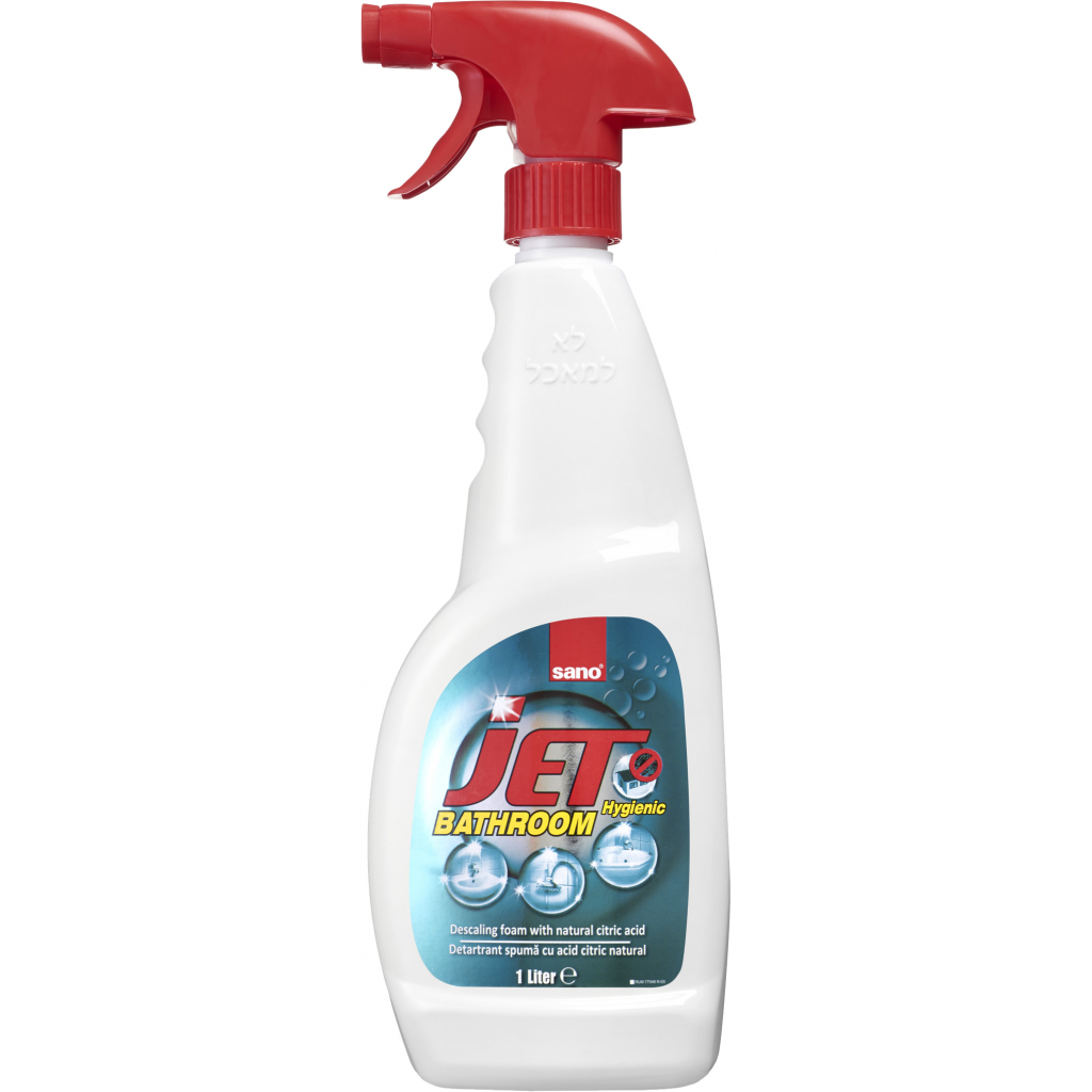 Спрей для чищення ванн Sano Jet Bathroom для миття акрилових ванн 1 л (7290000287096) - фото 1
