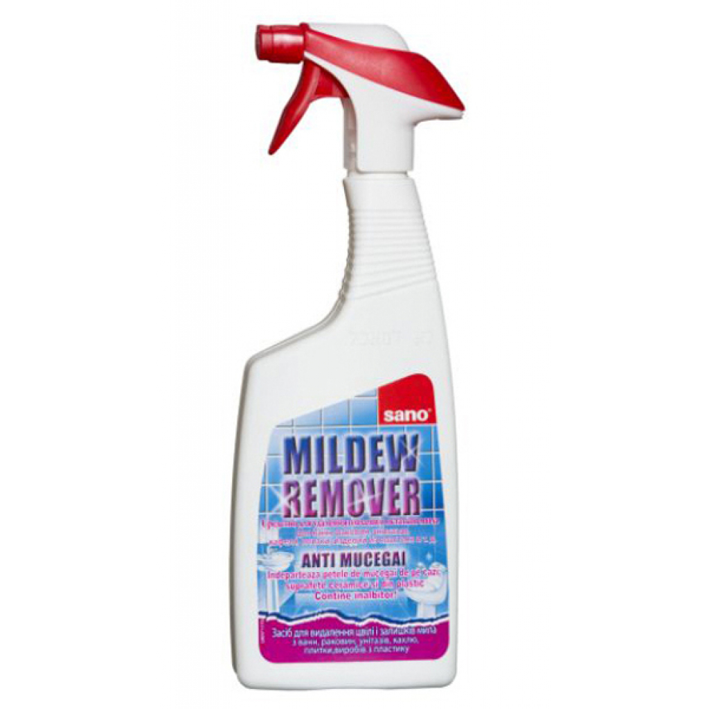 Спрей для чищення ванн Sano Mildew Remover для видалення цвілі 750 мл (7290000293561) Спрей для чищення ванн Sano Mildew Remover для видалення цвілі 750 мл (7290000293561)