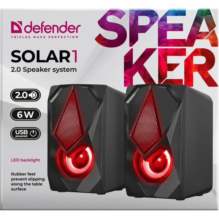 Акустична система Defender Solar 1 Black (65401) - фото 8