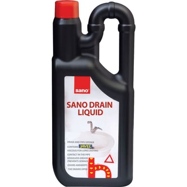 Засіб для прочищення труб Sano Drain Liquid 1 л (7290012117916) - фото 1