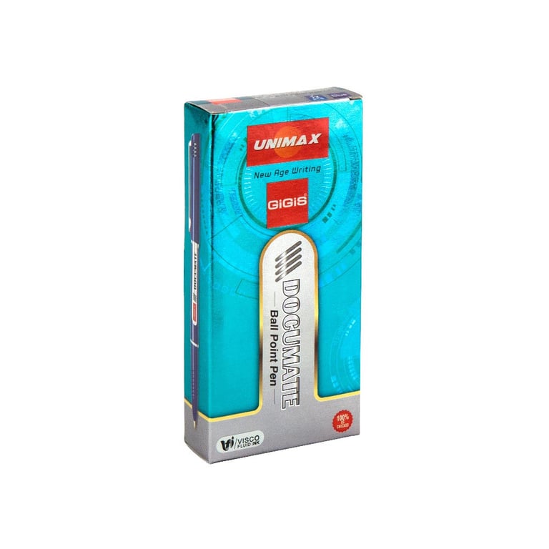 Ручка кулькова Unimax Documate, синя (UX-120-02) - фото 3