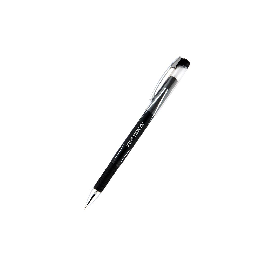 Ручка гелева Unimax Top Tek Gel, чорна (UX-133-01) - фото 1 Ручка гелева Unimax Top Tek Gel, чорна (UX-133-01) - фото 1